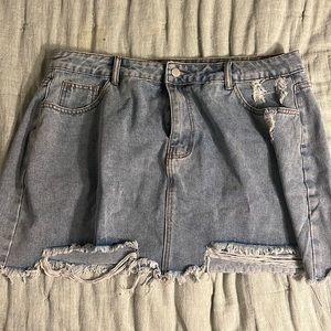 SHEIN Denim Mini Skirt